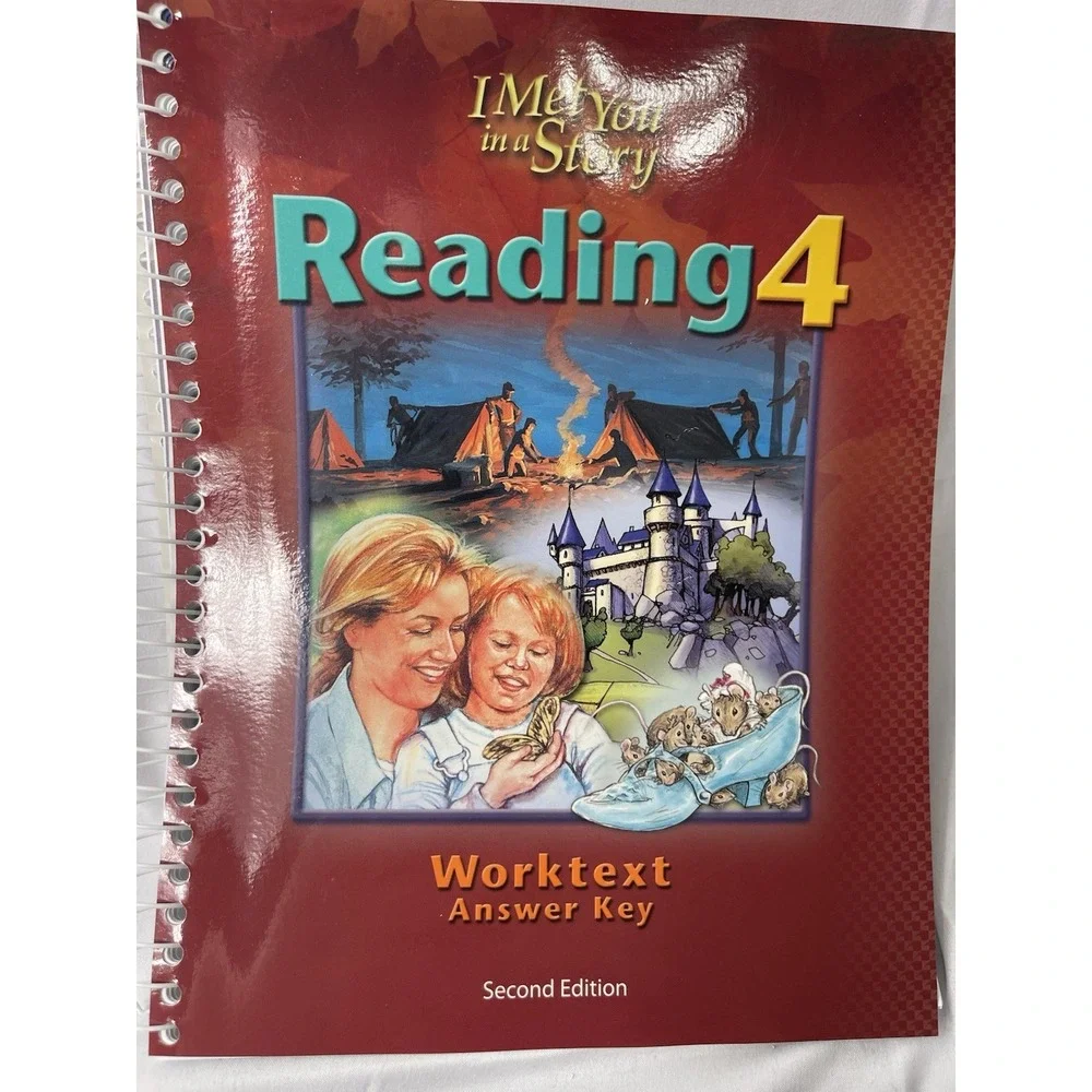 BJU Press Reading 3 & 4 Worktext Answer Key second edition